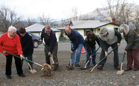 Ground Breaking on old Firehouse site